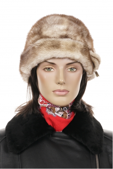 Шапка женская из норки