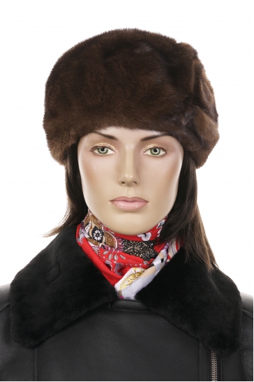 Шапка женская из норки