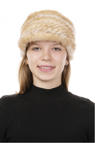 Шапка женская из норки