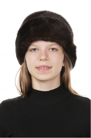 Шапка женская из норки
