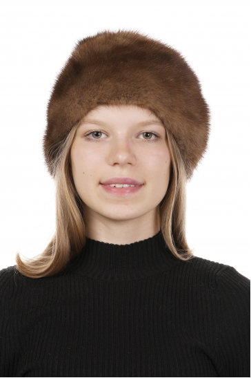 Шапка женская из норки